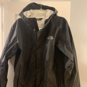 Men’s North Face Rain Jacket! Medium! Charcoal Color! Worn 1x!
